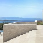 Villa architectural detail stairs